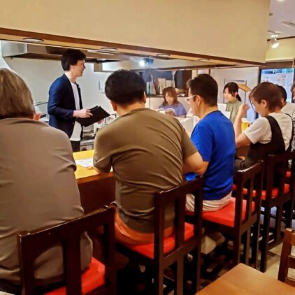 「2025年9月6日（土）」　京都市山科区の「きばらし」にて日本酒講座実施しました！